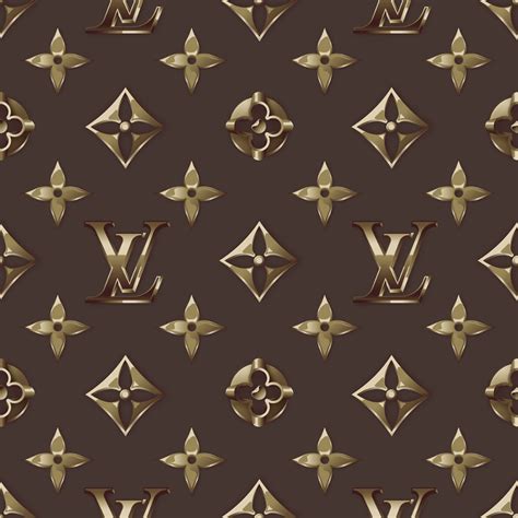 gold louis vuitton background